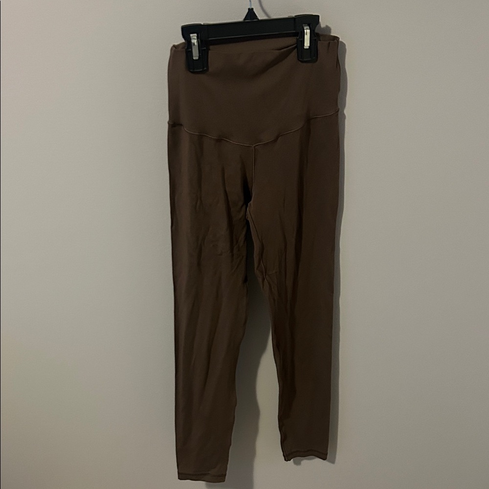 Aerie Brown High-Rise 7/8 Leggings